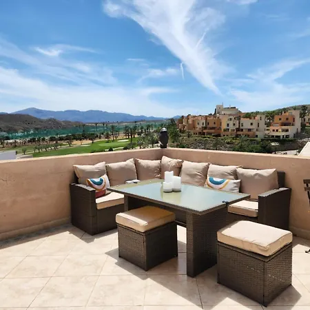 Atico Esquinero Con Preciosas Vistas Al Valle Del Golf Con Piscina Comunitaria! * Vera